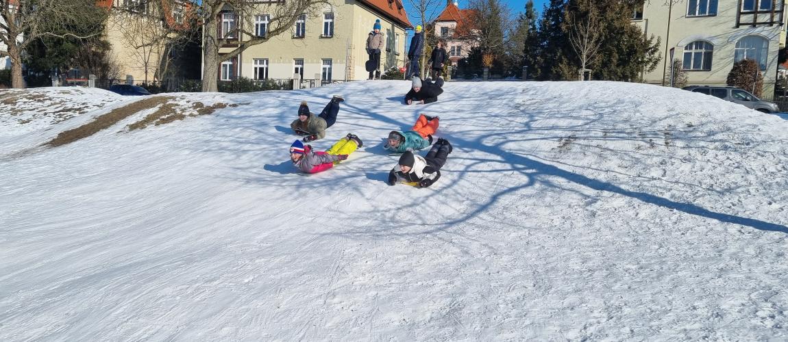 Zelená třída na ježdících